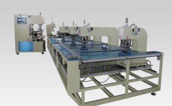 移動水池反折自動沖孔高周波熔接機